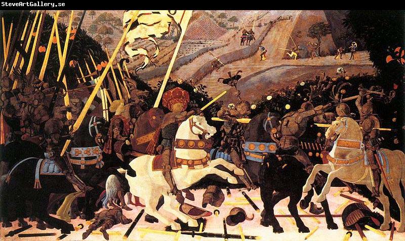 paolo uccello Niccolo Mauruzi da Tolentino at the Battle of San Romano,